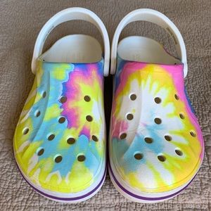 Crocs Tie Dye Crocband Clog - Women 6 or Junior/Big Kids 4